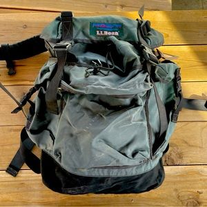 L.L.Bean Vintage Bean Bag Bushcraft Continental Rucksack